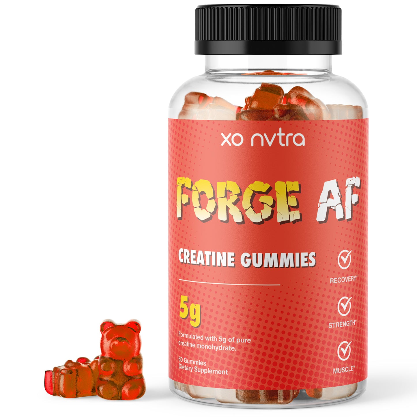 (2 Pack) FORGE AF Creatine Gummies