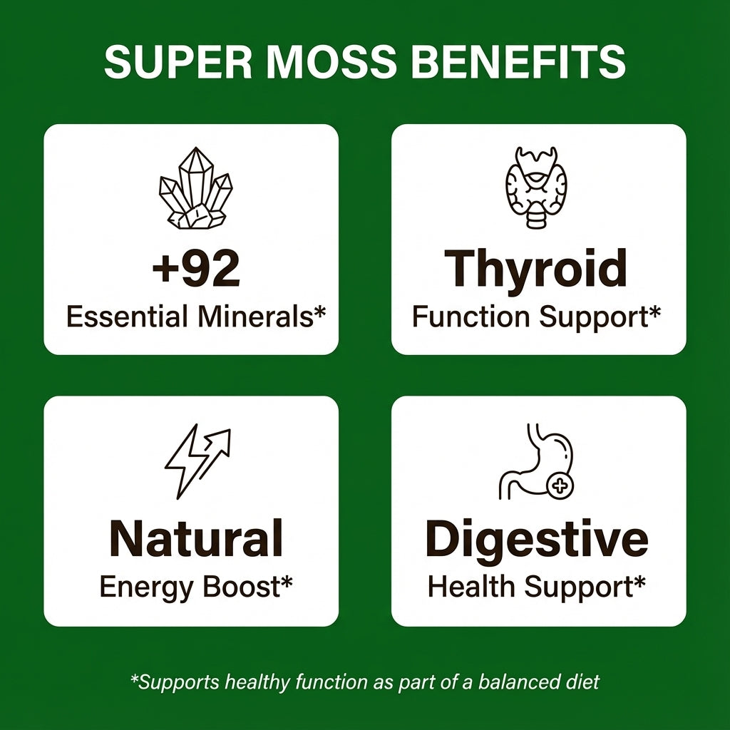 Super Mos SUPER MOSS Irish Sea Moss + Bladderwrack Gummies – xo nvtra