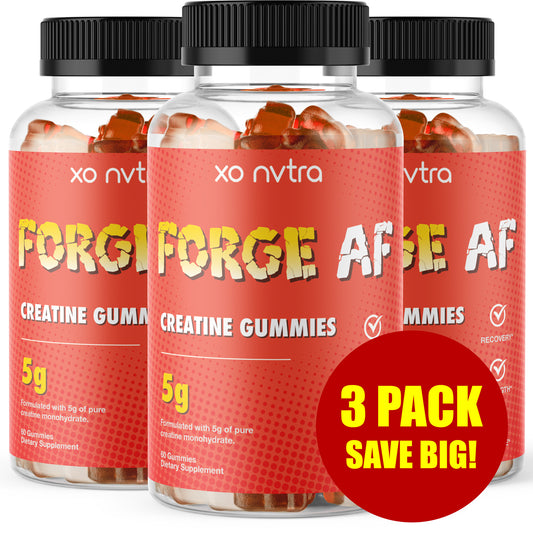 (3 Pack) FORGE AF Creatine Gummies