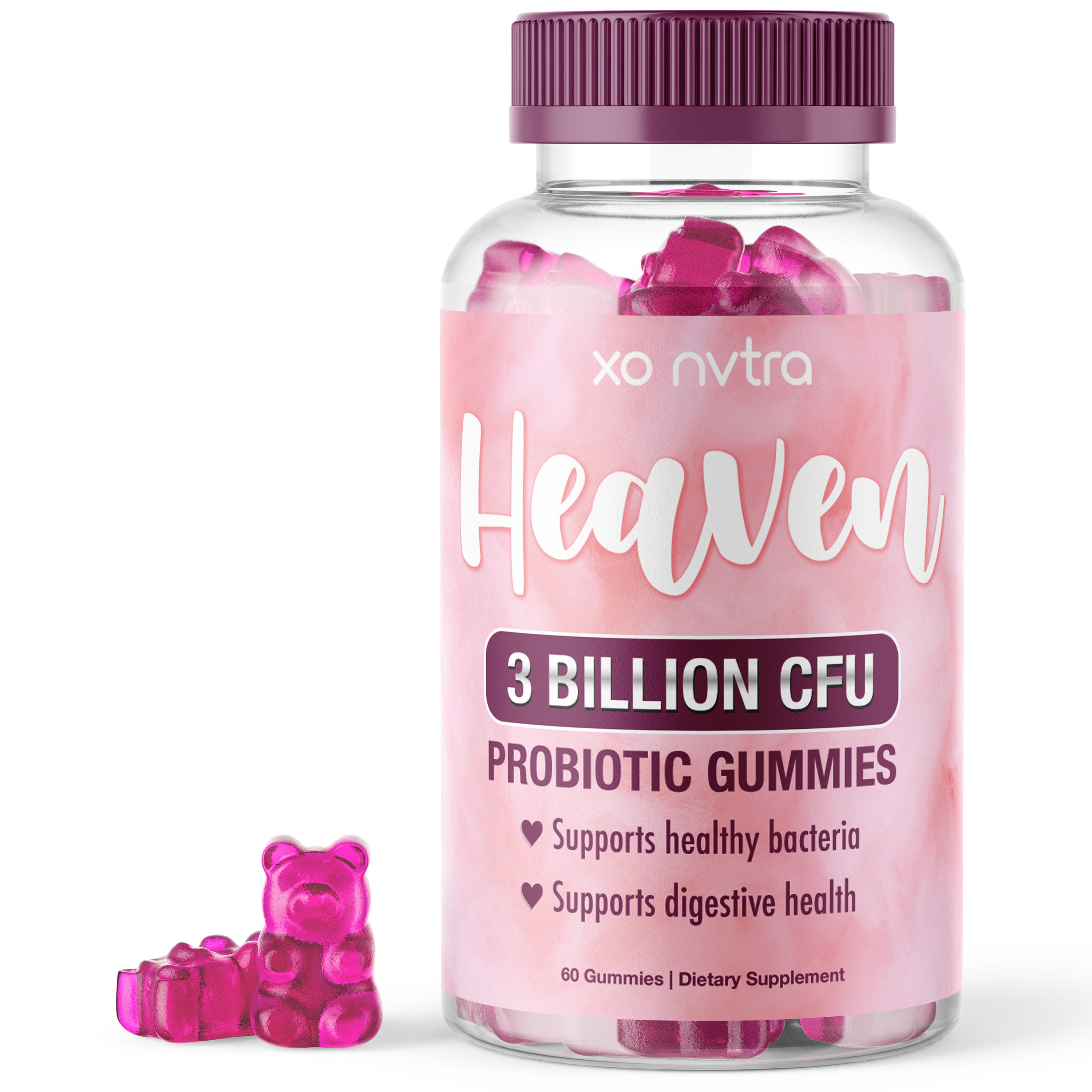 HEAVEN Women's 3 Billion CFU Probiotic Gummies