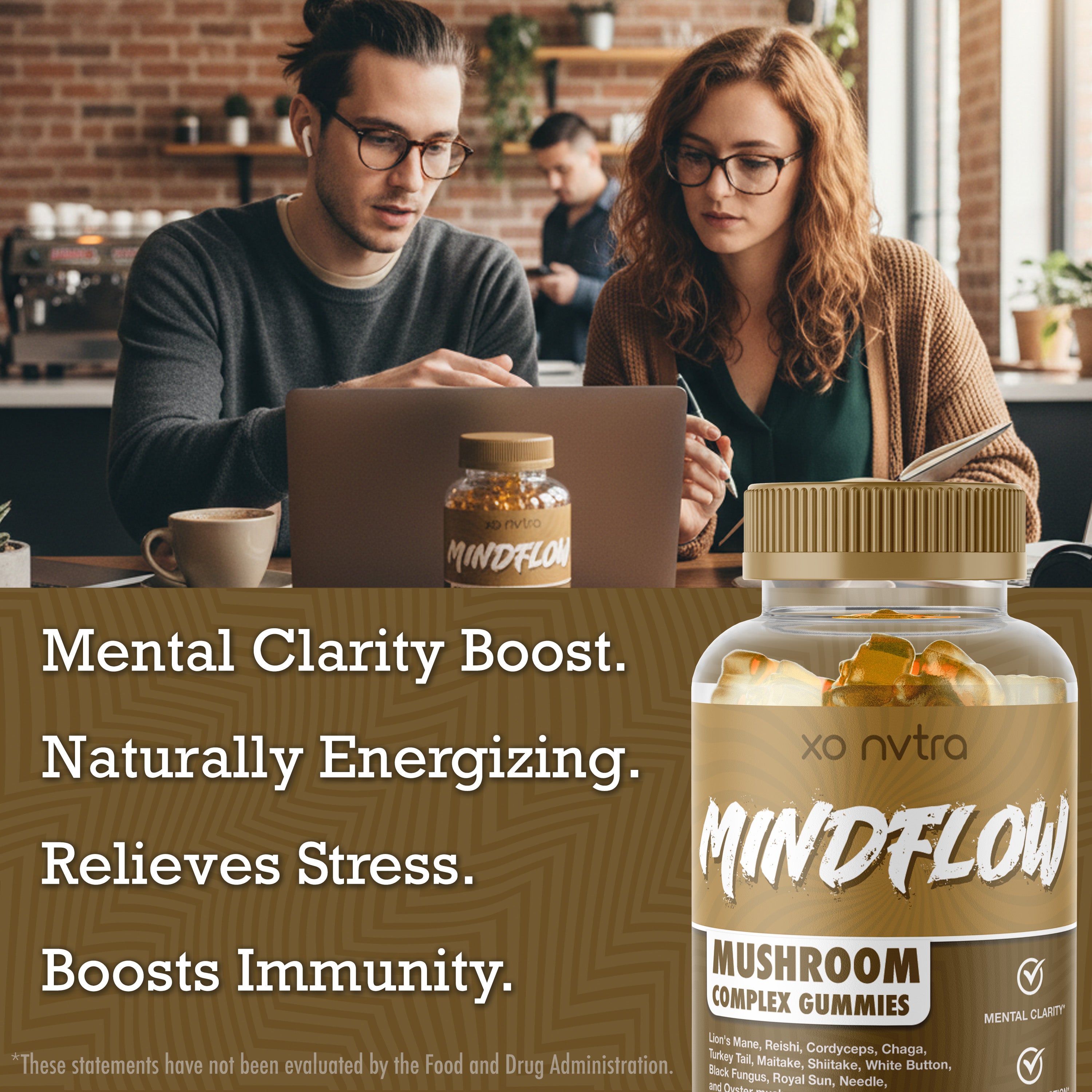 MINDFLOW 12 Mushroom Complex Gummies