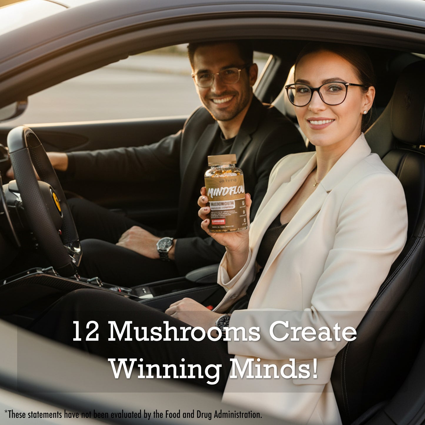 (2 Pack) MINDFLOW 12 Mushroom Complex Gummies