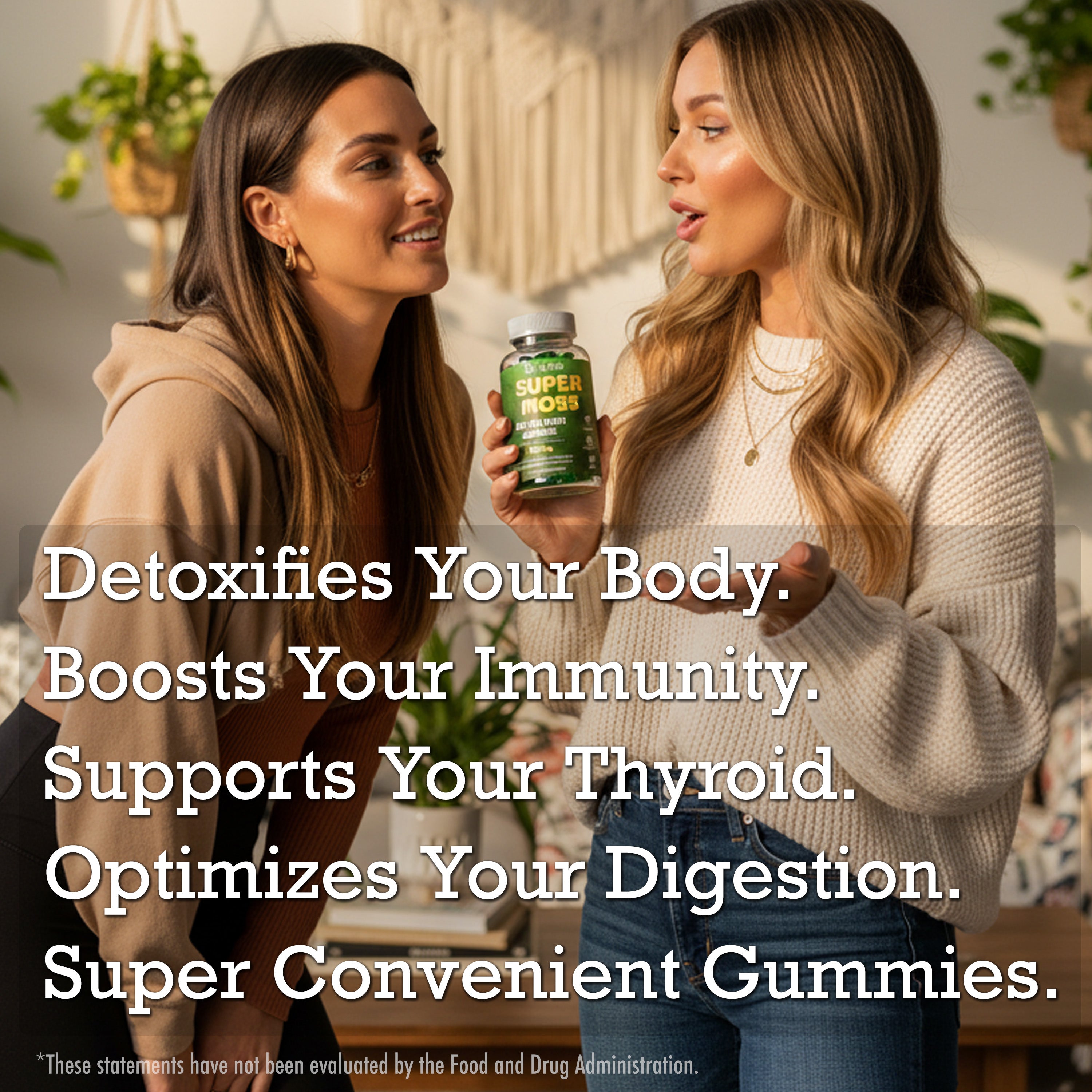 SUPER MOSS Irish Sea Moss + Bladderwrack Gummies