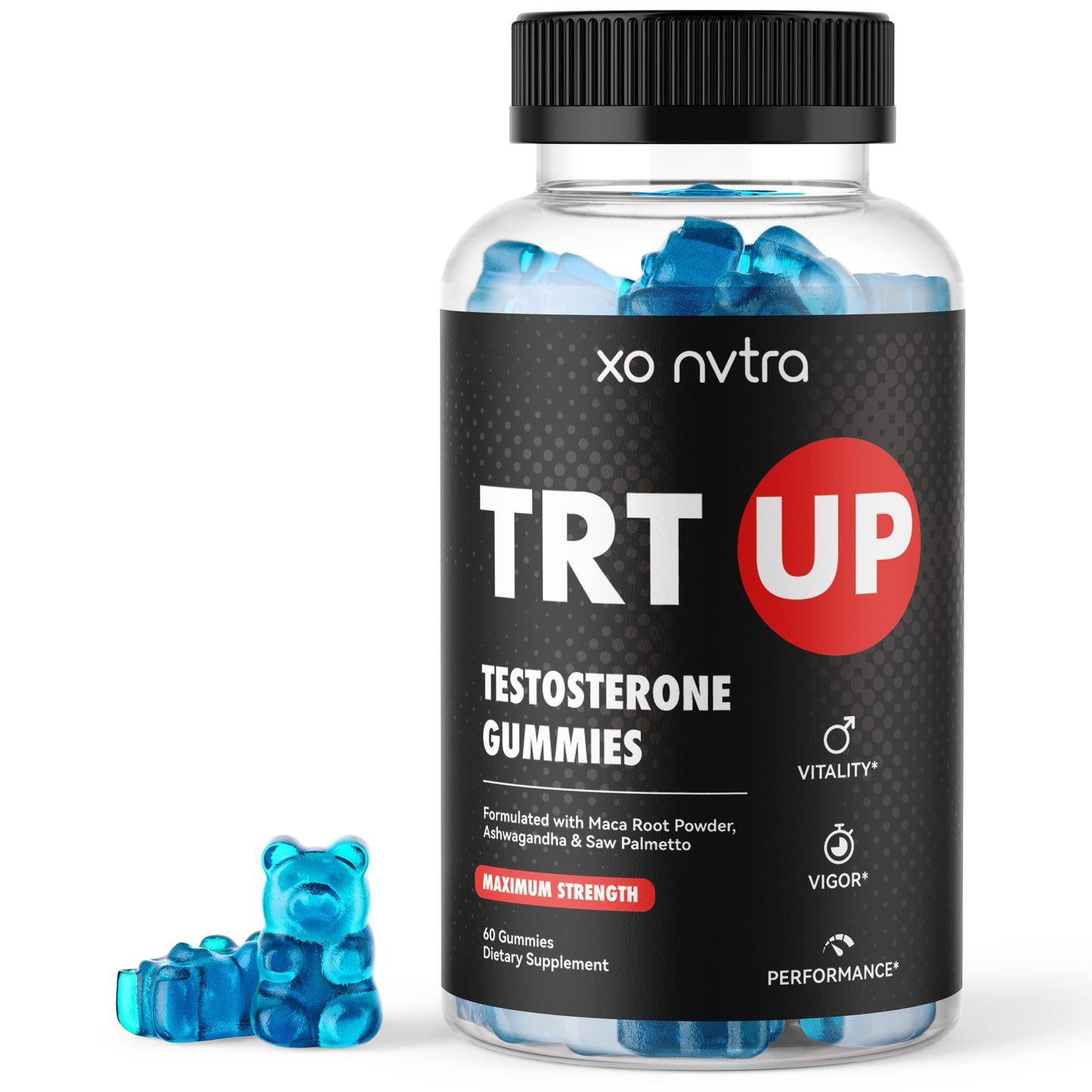 (2 Pack) TRT UP Testosterone Booster Gummies