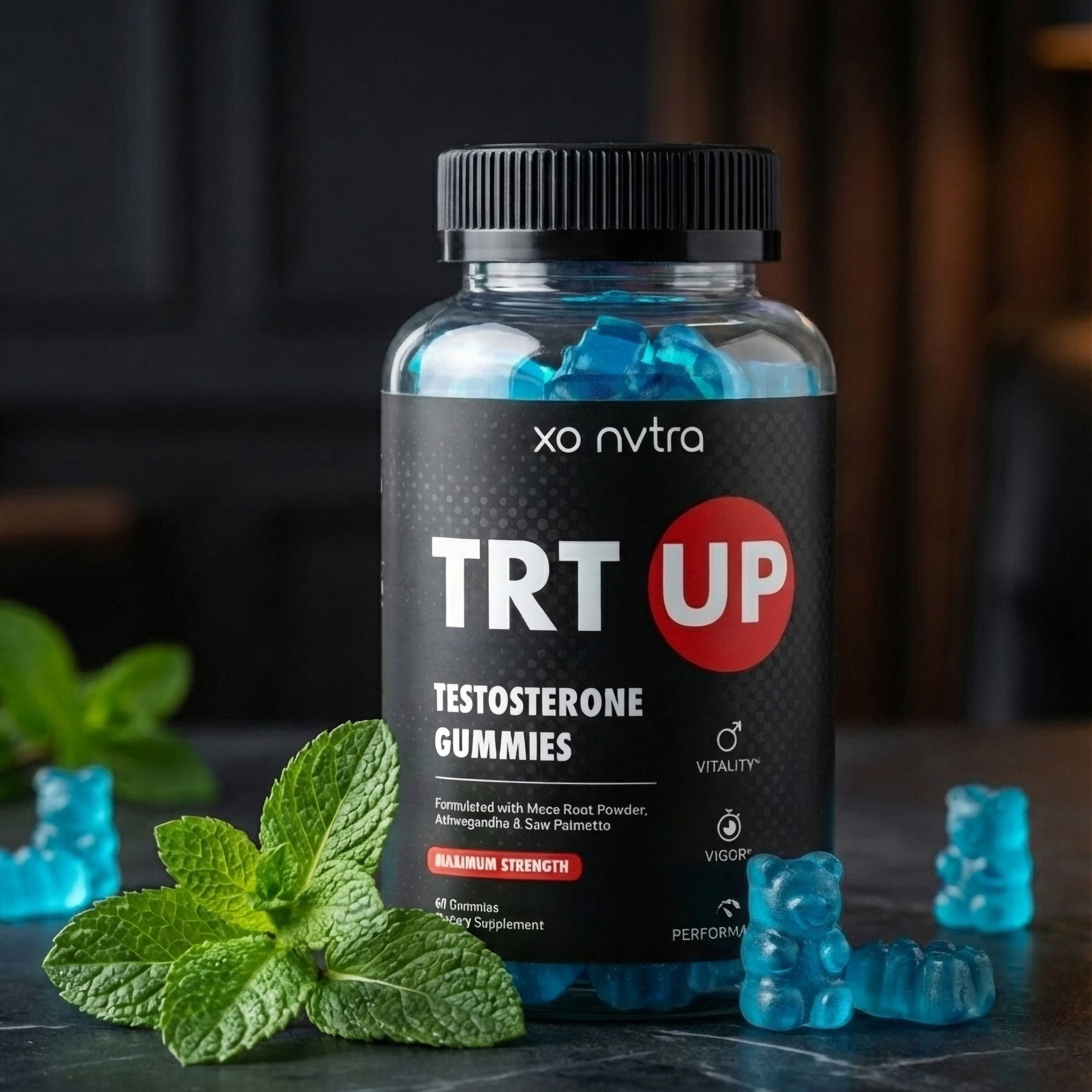 TRT UP Testosterone Booster Gummies
