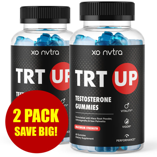 (2 Pack) TRT UP Testosterone Booster Gummies