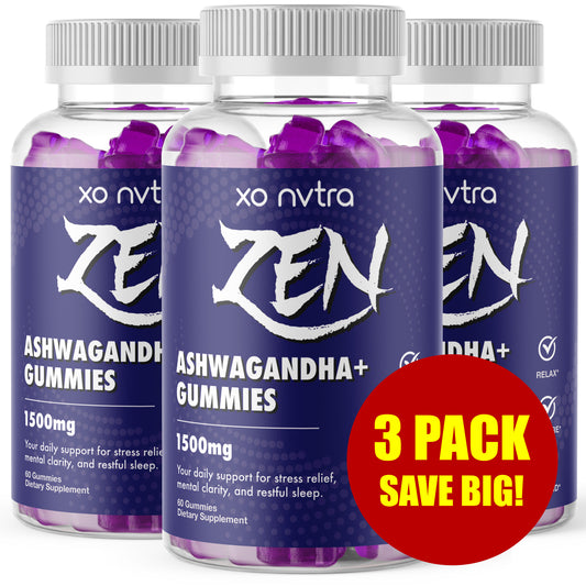 (3 Pack) ZEN Ashwagandha+ Gummies