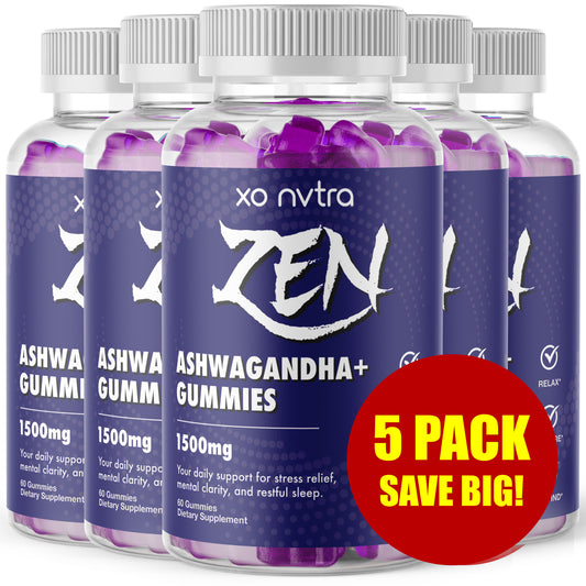 (5 Pack) ZEN Ashwagandha+ Gummies