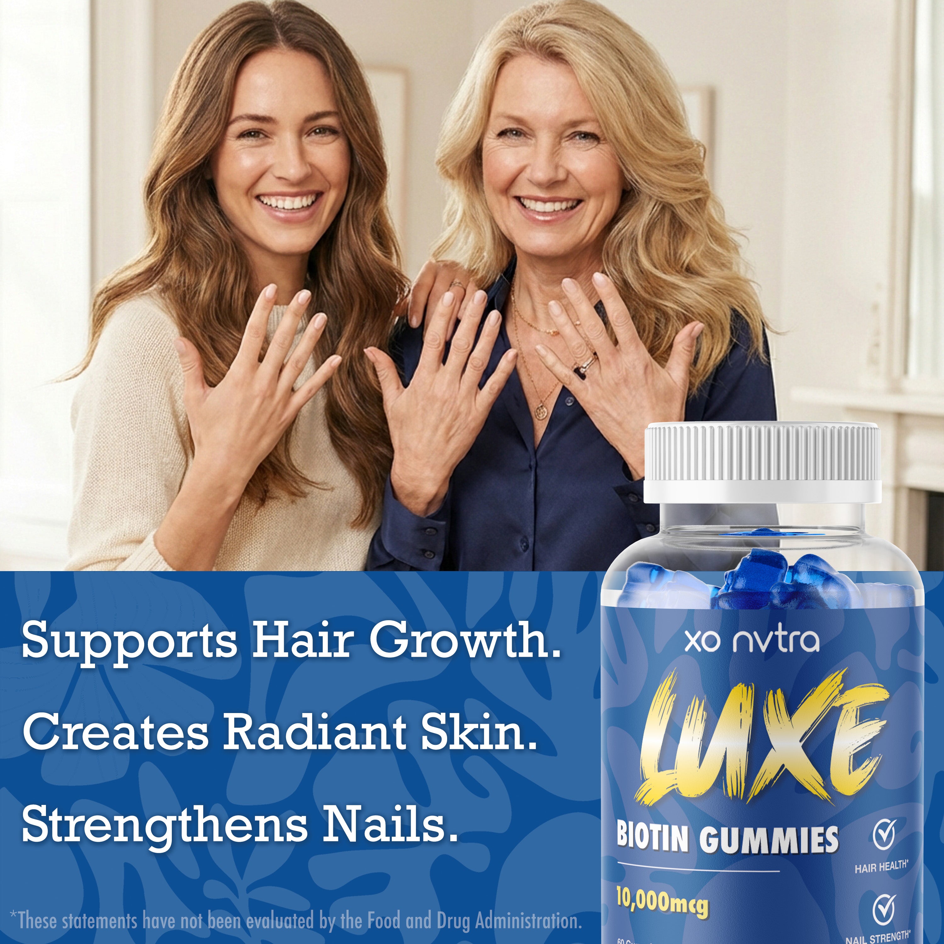 LUXE 10,000mcg Biotin Gummies