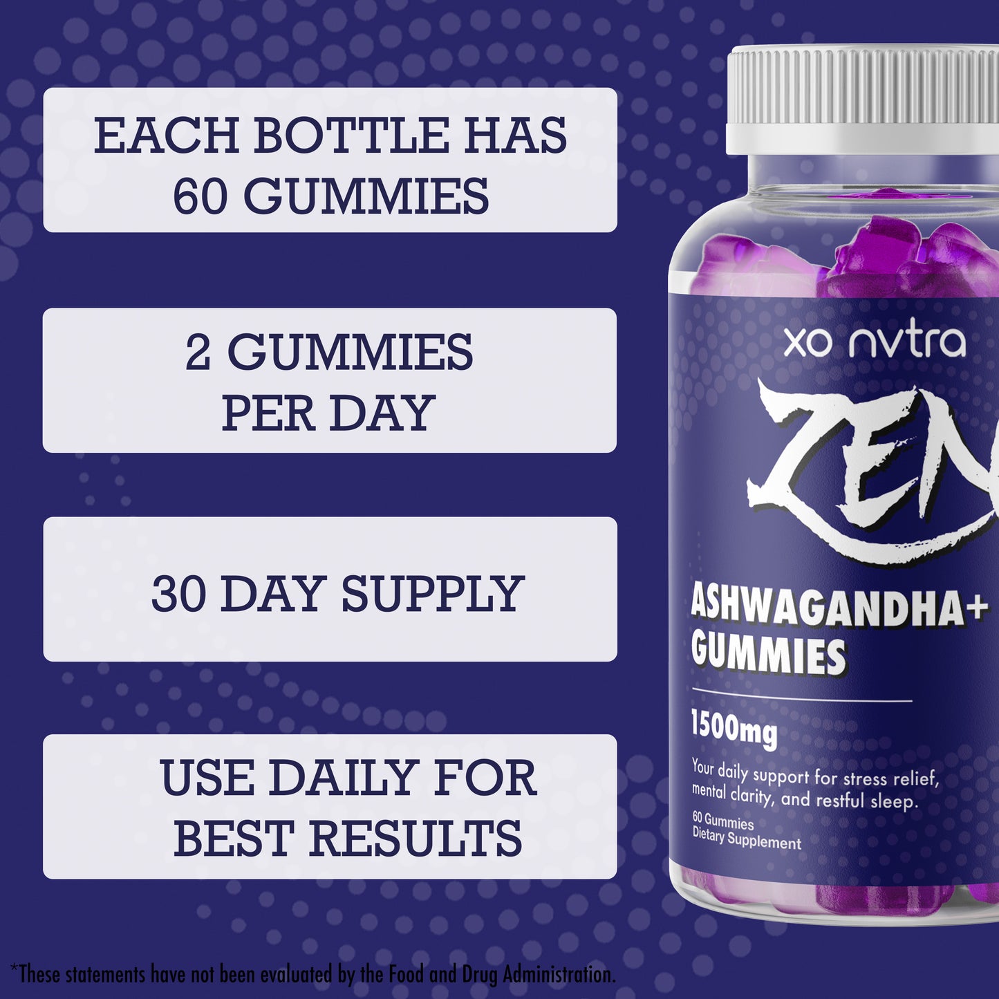 (2 Pack) ZEN Ashwagandha+ Gummies